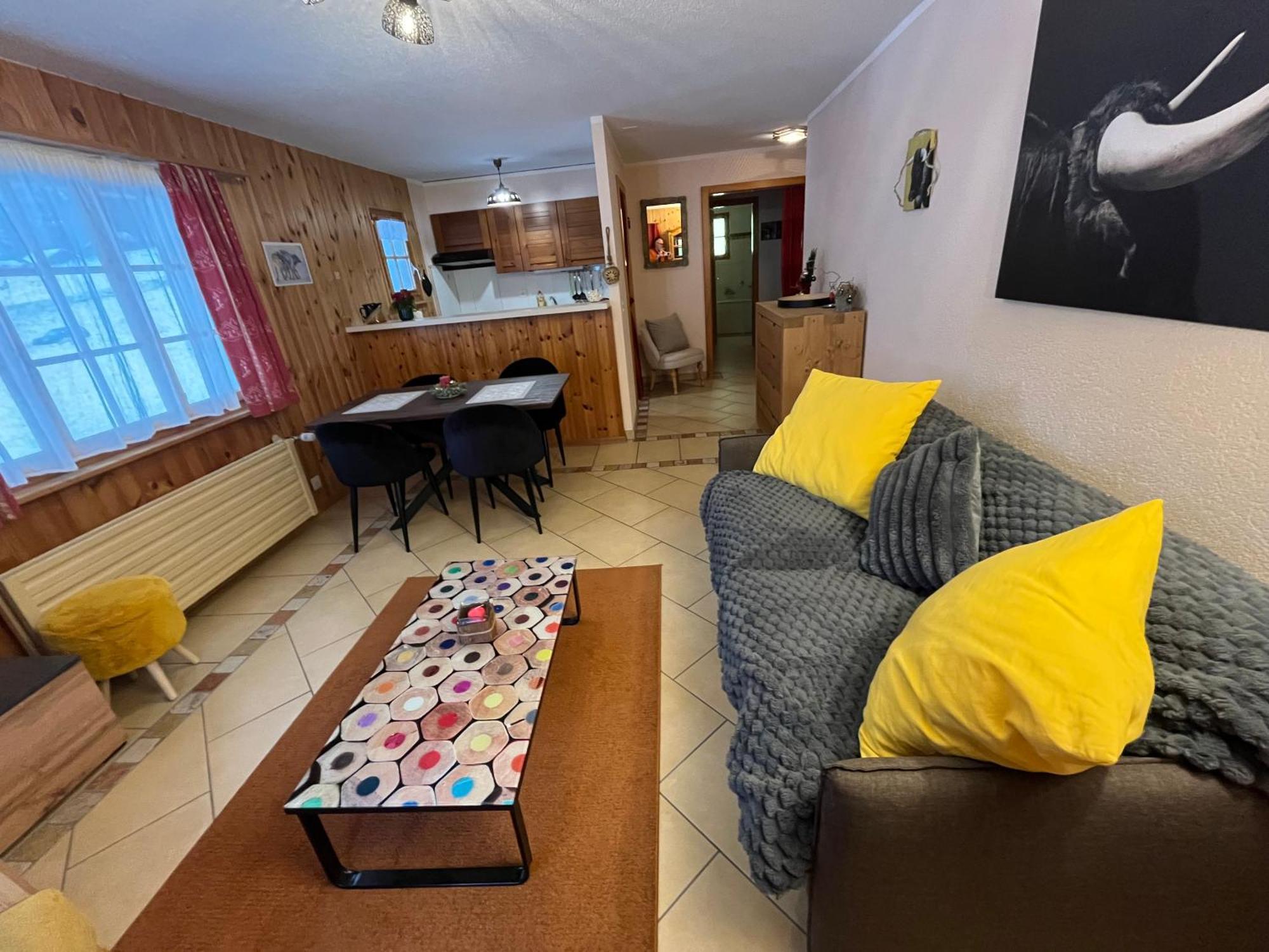 L'Herensarde, Bel Appartement Avec Jardin-Terrasse Et Garage Evolene Bagian luar foto